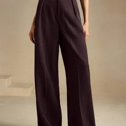Chemistry Women Relaxed High-Rise Trousers-image-88