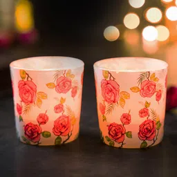 Kolorobia Misty Morning White Candle Votives Set of 2 image 1