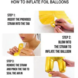 Shopping Time Black 3 Number Foil Balloon - Black image 4