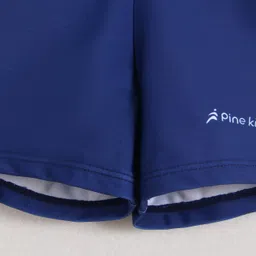 Pine Kids Half Raglan Sleeves Two Piece Swimsuit & Cap with Star Fish Print - Blue & White image 5