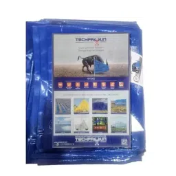 DDRS TECHPAULIN Virgin Cross Laminated(MLCL) Plastic Tarpaulin ‎(Tripal) Blue 120 GSM & 3.66 x 3.66 m (‎12 x 12 ft) Size, DDRSMLCL120-12X12 image 2