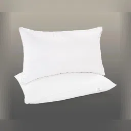 Sleepwell White 2 Pieces Fibre Filled Microfibre Rectangle Comfort & Support Sleep Pillows image 3