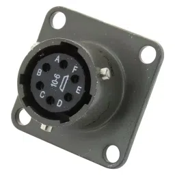 AMPHENOL INDUSTRIAL CIRCULAR CONNECTOR, RECEPTACLE, SIZE 10, 6 POSITION, BOX, PT02A10-6S.-image-75