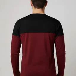 FASHIUM Men Typography Colourblocked T-shirt image 2