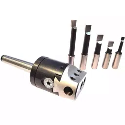 Buyohlic International 2 inch (50 mm) Boring Head Imperial Standard, MT3 Shank, M12x1.75 With 5 HSS Tools, ‎20-BH-401-picture-26