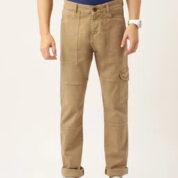 PARIS HAMILTON Men Relaxed Fit Stretchable Cargo Jeans-picture-34
