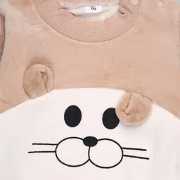 V-Mart Infant Boys Colourblocked Long Sleeves Pure Cotton T-shirt With Joggers image 2