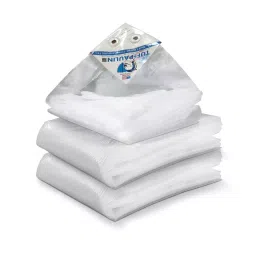 ib basics IB Basic 3.05 x 7.32 m (10x24 Ft) 180 GSM Milky White 6 Layer 3D Rib Technology Plastic Tarpaulin-picture-17