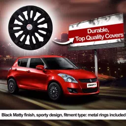 Auto Pearl R13 Press Type With Retention Ring PTAC343 Wheel Cover for Getz47.2 cm image 2