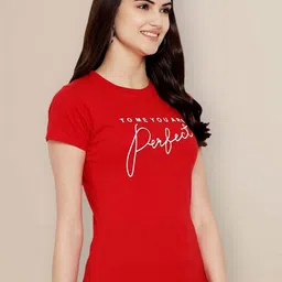 Metronaut Women Typography 2 Printed T-shirt image 2