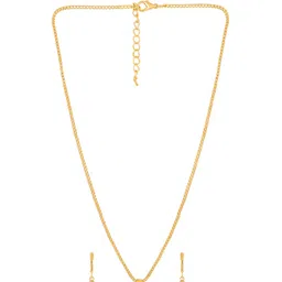 Peora Gold-Plated Pearl Beaded Jewellery Set-image-89