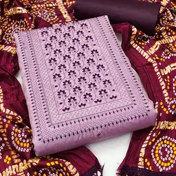 Rangtulika Ethnics Embroidered Unstitched Dress Material-picture-39