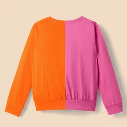 Tiara 100% Cotton Jersey Knit Full Sleeves Angel Text Beaded & Cut Sew Top With Coordinating Joggers Set - Pink image 4