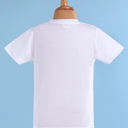 Babyhug Woven Full Sleeves Striped EmbellishedBlazer with Text Printed T-Shirt - Pink & White image 4