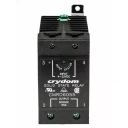SENSATA/CRYDOM Solid State Relay CMRD60 Series 55 A Load DIN Rail Mount 660 V 32 Control, CMRD6055 image 3