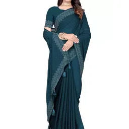 KALINI Embellished Beads and Stones Pure Georgette Saree-picture-39