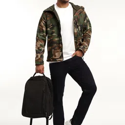 MOUNTMILLER Men Camouflage Tailored Jacket image 5