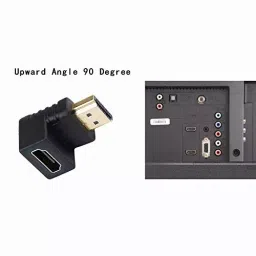 FEDUS HDMI Male to Female Converter L Shape for HDTV, Plasma TV, LED, LCD image 3