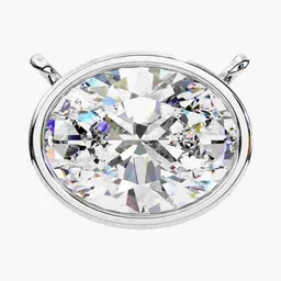 VALANOVA BIS Hallmarked 14K White Gold Diamond Studded Chain 2.55g image 4