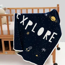 Haus & Kinder Explore Cotton Knitted All Season AC Blanket - Black-picture-25