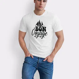 Seekbuylove Men Typography Printed Bio Finish T-shirt image 5