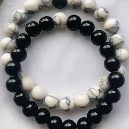 Divine souvenirs Unisex Set Of 2 Artificial Beaded Elasticated Bracelets-picture-29
