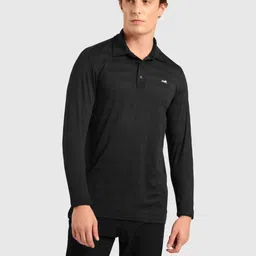 Musclemind Men Solid Polo Collar T-shirt-picture-5