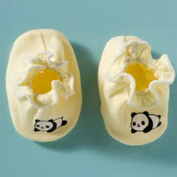 Ben Benny Interlock Knit Cap Mittens & Booties Set With Animal Print White - Diameter 10 cm image 5