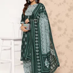 Libas Ethnic Motifs Yoke Design Regular Gotta Patti Cotton Kurta with Salwar & Dupatta-picture-18