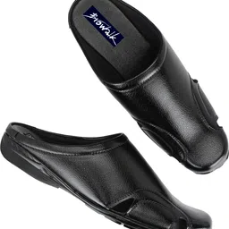 Browalk Men Black Synthetic Leather Sandals-picture-16