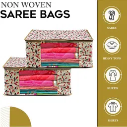 AMAK INC Orange Fabric Multi-Utility Wardrobe Organisers image 5