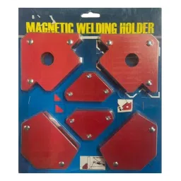 TileMaster Multi-Angle Magnetic Welding Clamp Set 45°, 90° & 135° 100 mm Throat Depth 100 cm Clamping Mild Steel Red, TM-17 (Set of 6)-picture-28