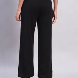 DIZON Women Striped Original Slim Fit Easy Wash Trousers image 5