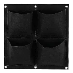 ORILEY Wall Hanging Grow Bag Felt Fabric 300 GSM 4 Pockets, ‎OR-HANGB-01-picture-12