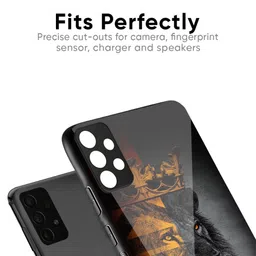 QRIOH King Of Forest Printed Oppo Reno14 Pro 5G Glass Back Case Mobile Accessories image 2