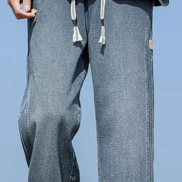 StyleCast x Revolte Men Relaxed Fit Light Fade Stretchable Jeans image 5