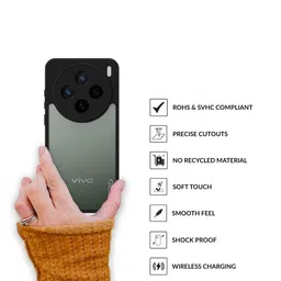 SPRIG Solid Printed Vivo X200 Pro 5G Back Case Mobile Accessories image 2
