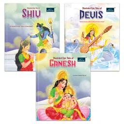 book ford publications Illustrated Tales of Ganesh Shiv & Devis Story Book Set of 3 - English-picture-13