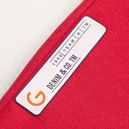 Little Kangaroos Full Length Lounge Pant with Text Print - Red image 3