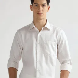 Arrow Men Liberty Textured Spread Collar Pure Cotton Formal Shirt-picture-24