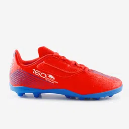 kipsta Kids' Rip-Tab Football Boots 160 Easy AG/FG - Red image 1