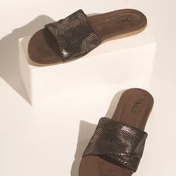 Inc 5 Embellished Open Toe Flats-picture-38