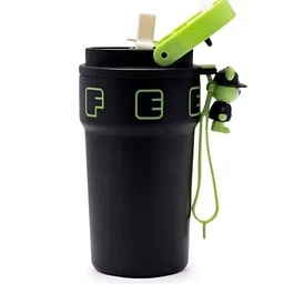 YELONA Black Single Stainless Steel Solid Smart Vacuum Water Bottle-picture-33