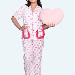 Modish Girls Printed Night Suit-image-79