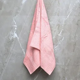 BOMBAY DYEING Peach-Coloured Pure Cotton 450 GSM Bath Towel-picture-35