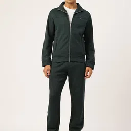 Monte Carlo Solid Mock Collar Tracksuit With Panelled Detail image 5
