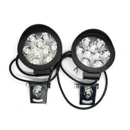 Cartronics 9 Round Cap LED Fog Light With On/Off Switch for Yamaha MT 15 BS6(Set of 2 Pcs) image 2