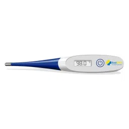 FirstMed Digital Thermometer Flexible Tip Blue and White image 2