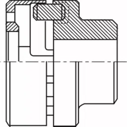 Mitsuboshi Nomex FE Type Chan Coupling Overall Length 128.5 mm, Max Torque 735 Nm, 4500 RPM, FE148 image 2