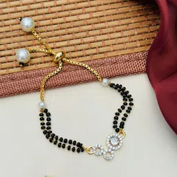 Anouk Gold-Plated Artificial Stones and Beads Mangalsutra-picture-21